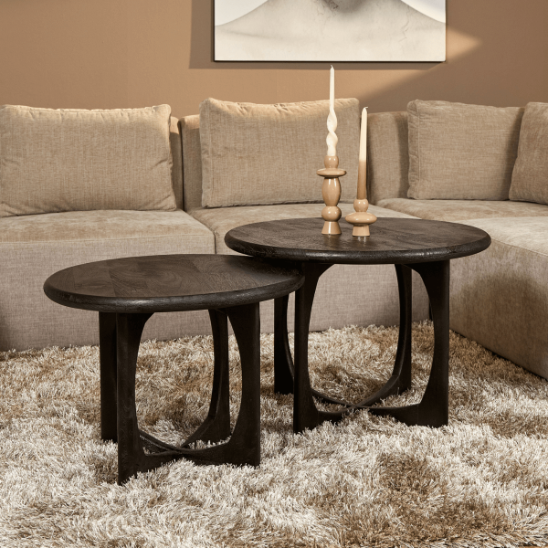 Salontafel Milou | Zwart | 70 cm-STF-9074